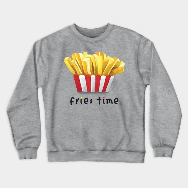 Fries Time Crewneck Sweatshirt by thedailysoe